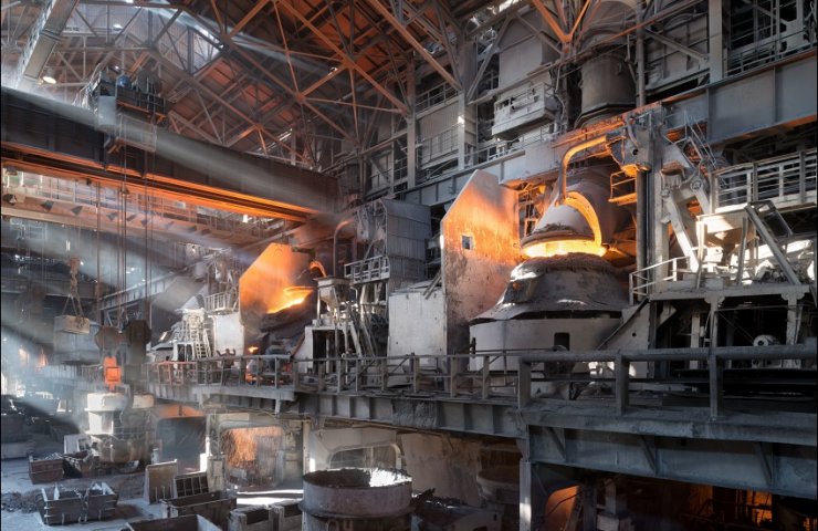 Dneprovsky metal plant of Alexander Yaroslavsky in September reduced production due to repairs