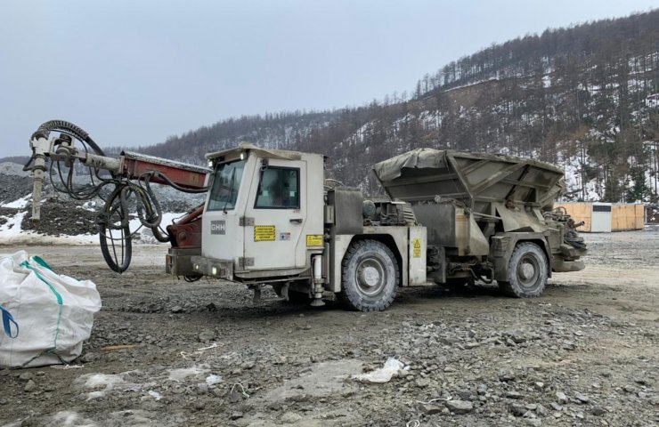 Новая машина для сухого торкретирования Titan BKS9 для горных выработок, шахт и рудников