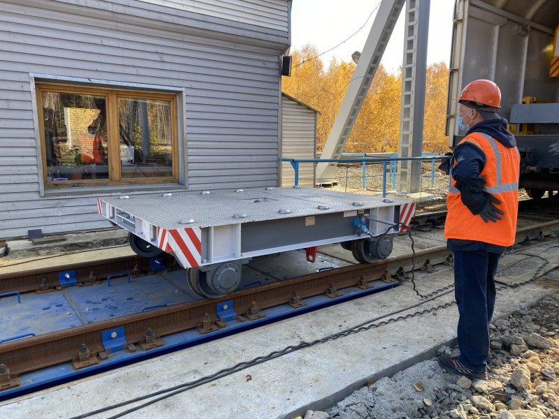 New platform scales installed in the railway shop of Uchalinsky GOK