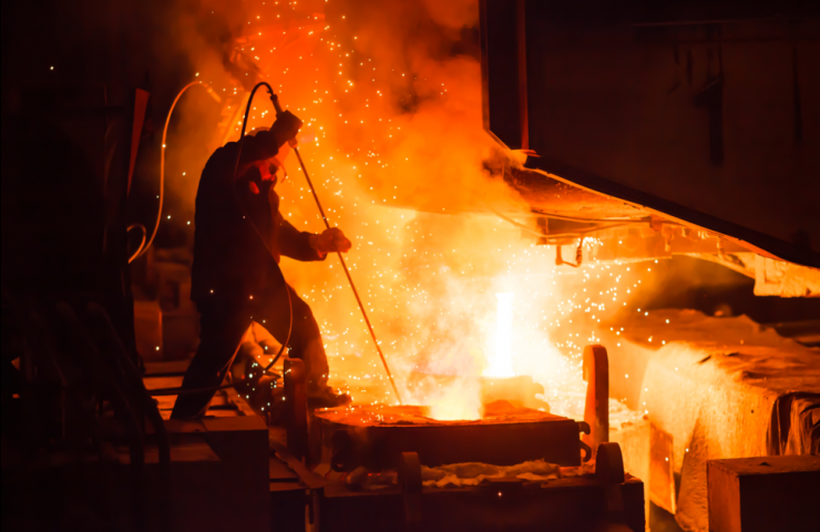 Production of flat-rolled steel at Metinvest's plants grew by a quarter in three quarters