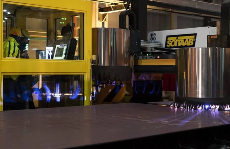 Metinvest's Italian plant has launched a new plasma cutting line for metal