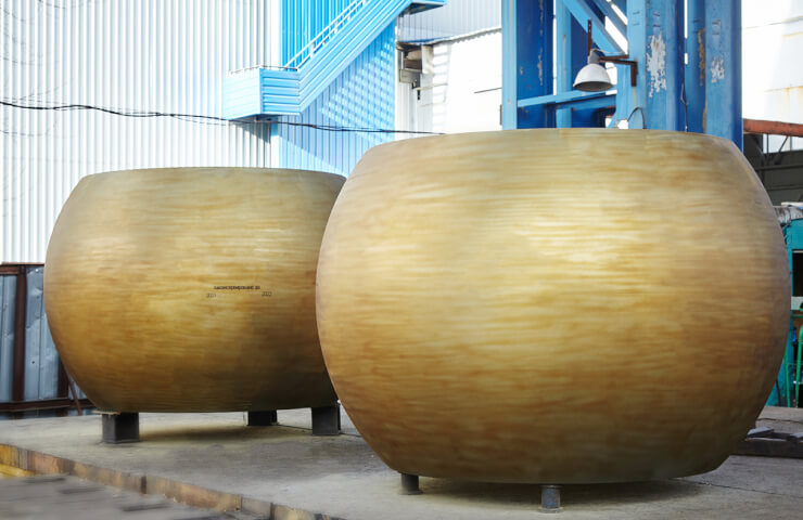Energomashstpetsstal produced a unique shell and two spheres for Unit 3 of the Akkuyu NPP