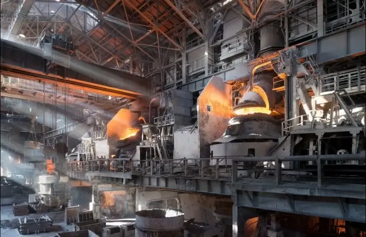 Днепровский металлургический завод завершил капремонт в прокатном цехе