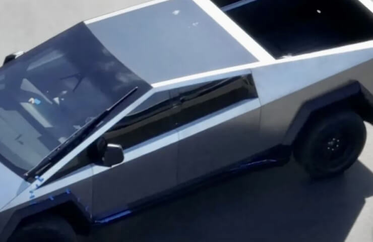 The new version of Tesla Cybertruck shows design innovations