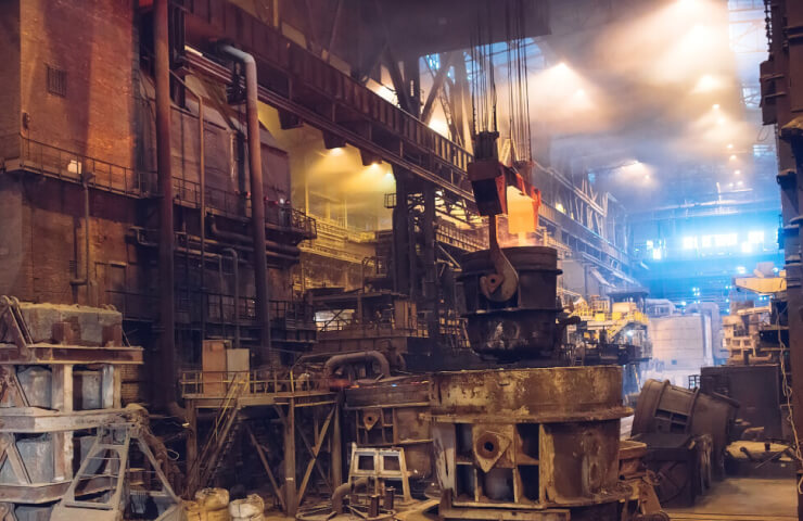 Днепровский металлургический завод восстанавливает объемы производства