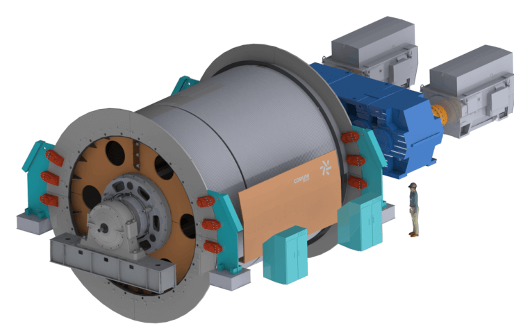 Corum Group изготовит новую подъемную машину для Запорожского железорудного комбината