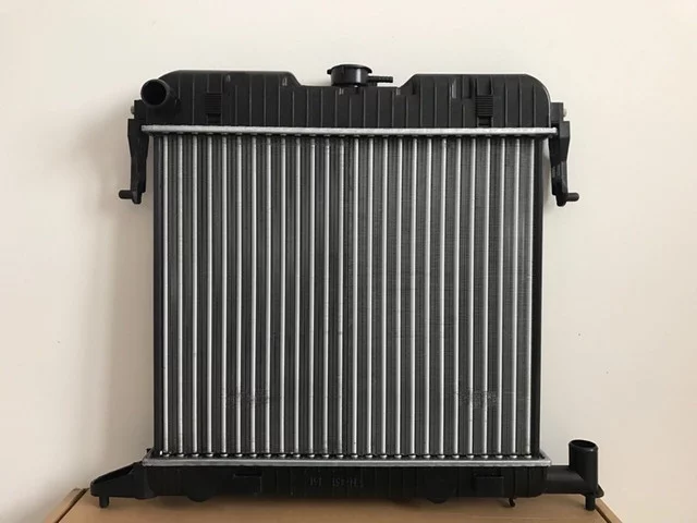What metal is the cooling radiator in a car made of?