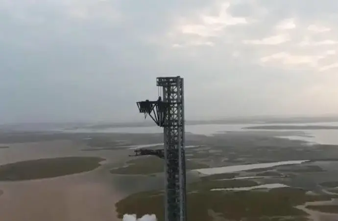 Илон Маск представил видео башни  для запуска Starship  на Марс
