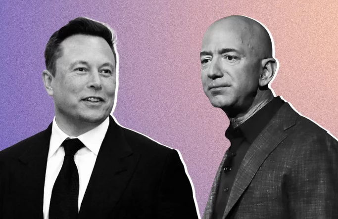 Elon Musk and Jeff Bezos are losing billions in a week