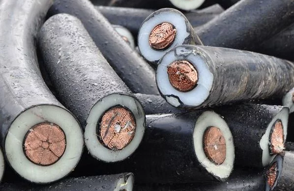 Acceptance of copper cable scrap in insulation