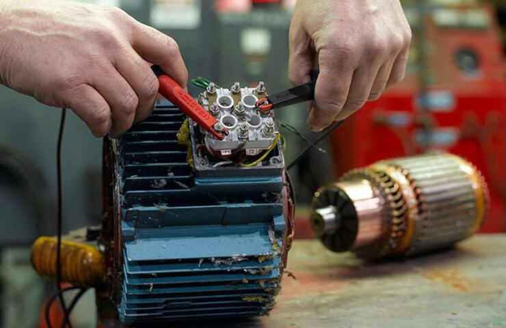 Repair of electric motors