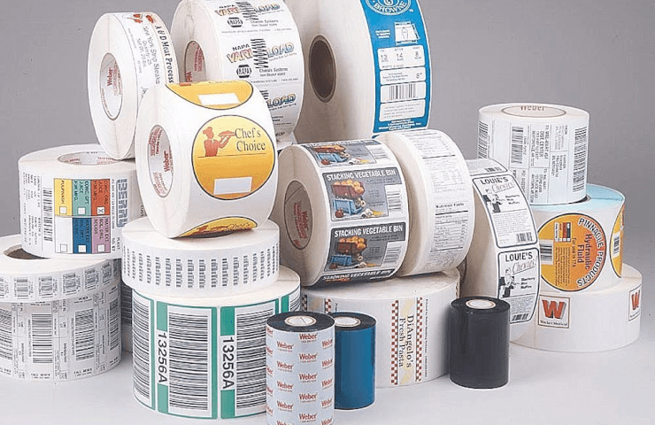 Self-adhesive labels from the printing house "Checkart"