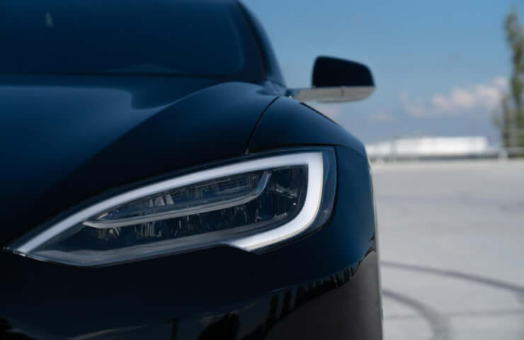 Tesla has patented headlights that automatically adjust to any country in the world