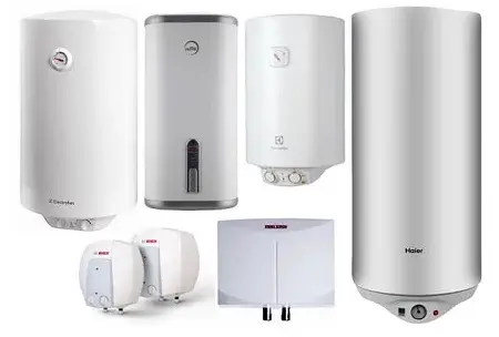 Types of water heaters and methods of their installation