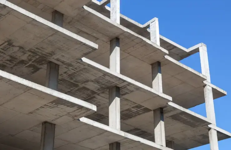 Reinforced concrete elements for industrial construction