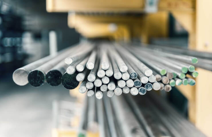 Variety of modern rolled metal products