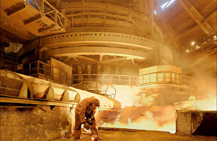 Metallurgical plant in Krivoy Rog continues to operate at 20% of installed capacity