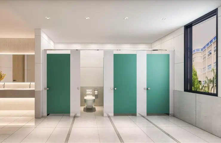 Order partitions for bathrooms
