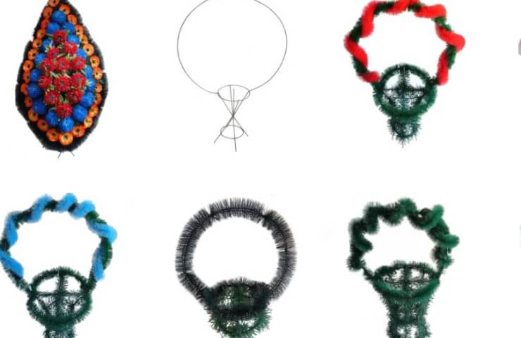 Заказ венков ритуальных от компании 55 ОптТорг