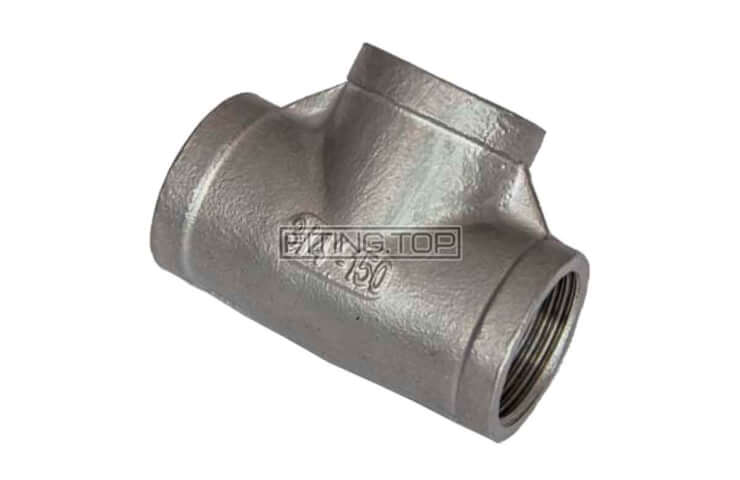Stainless steel threaded tee