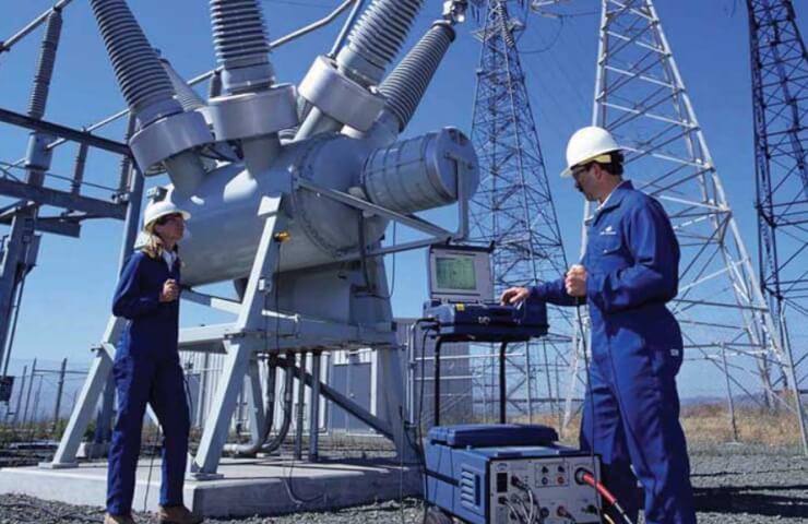 Maintenance and scheduled repairs of electrical substations