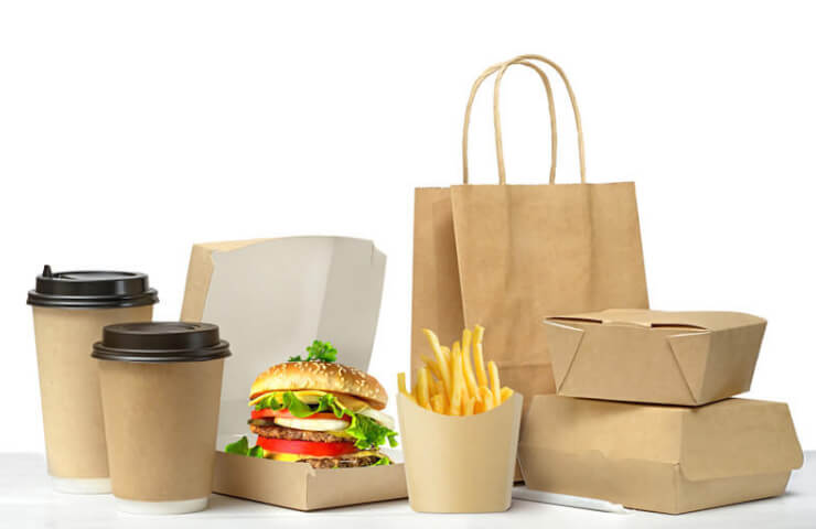 Бумажная упаковка для уличной еды