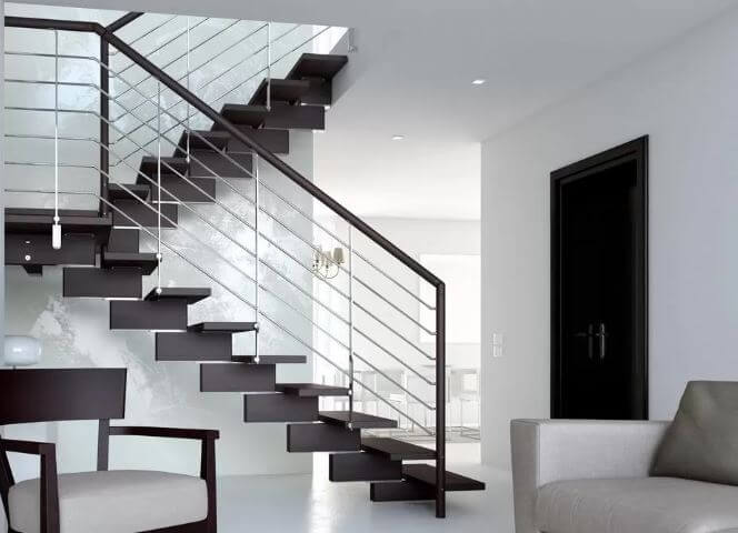 Metal stairs from the company "Stroy Metal"