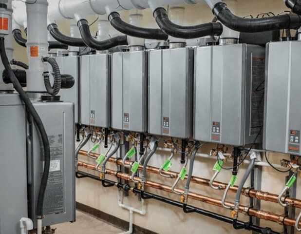 Industrial water heaters