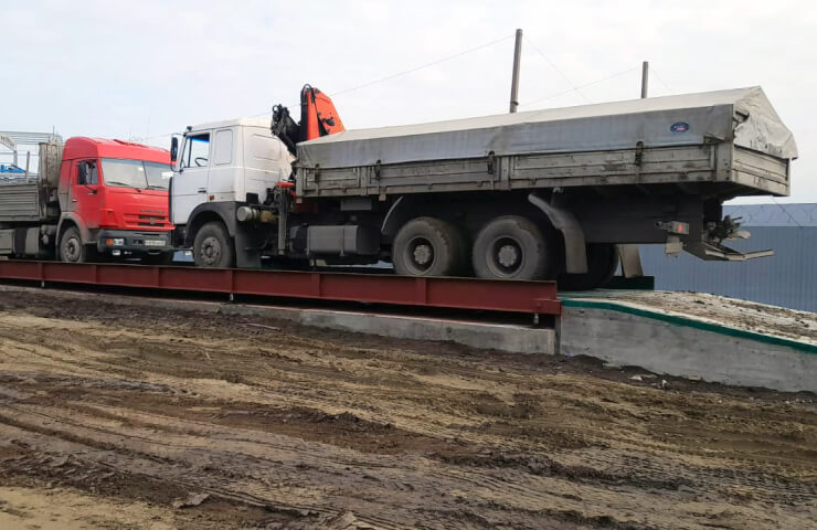 Truck scales 100 tons 18 meters Altai Territory