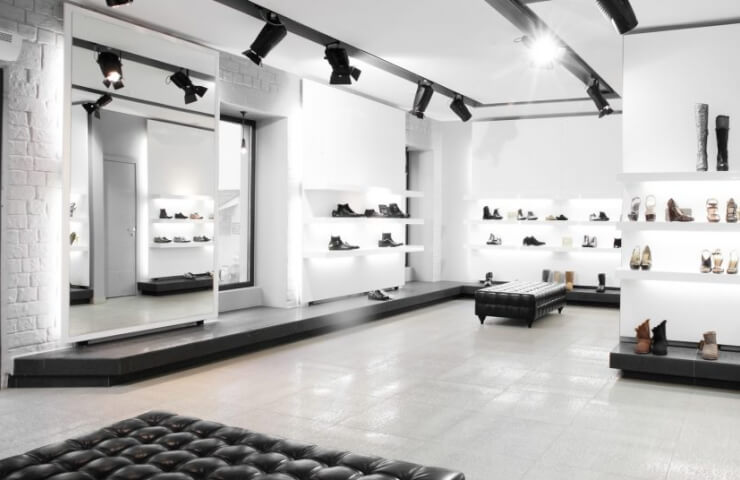 Design and installation of retail lighting