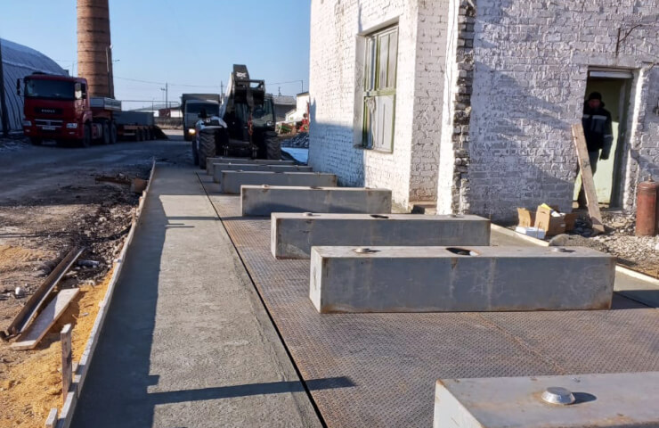 Carrying out work on the modernization of mechanical scales