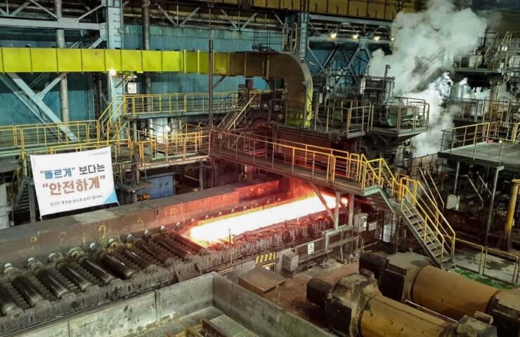 POSCO resumes production at typhoon-affected steel plant in Pohang