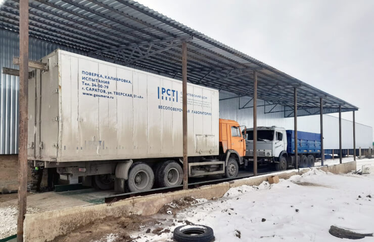 Annual service of truck scales