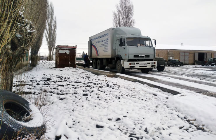 80 тонные автомобильные весы для Волгоградского предприятия