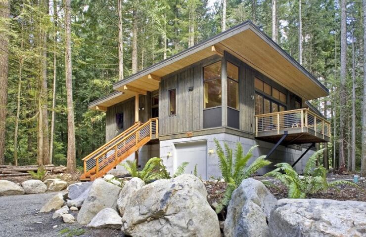 Экологичные дома по технологии Forest brick