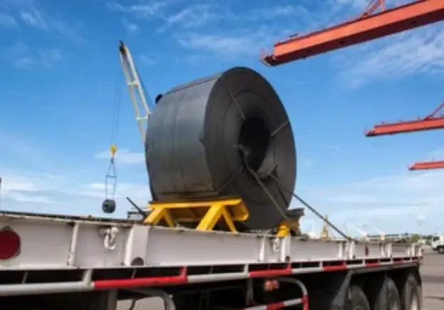 Transportation of rolled metal