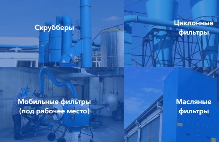Сфера применения пылеулавливающих агрегатов