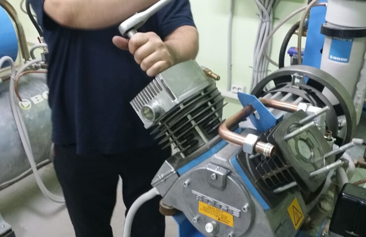 Repair of Remeza compressors from Delaton