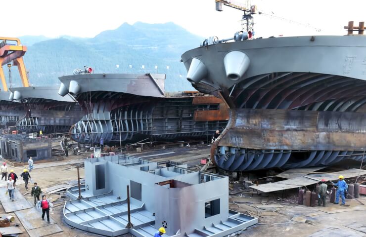 China continues to lead the global shipbuilding market