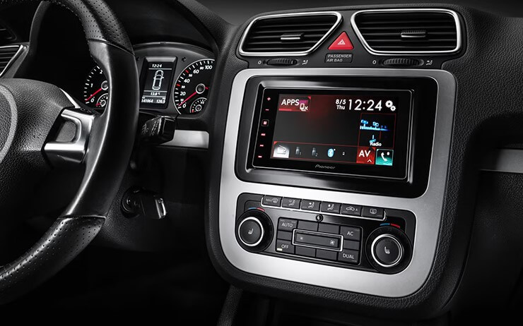 BACAR - regular radios in the car interior