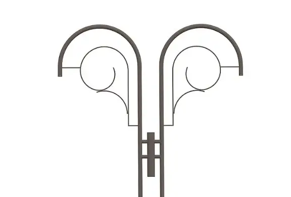 Brackets for street lighting poles from the manufacturer