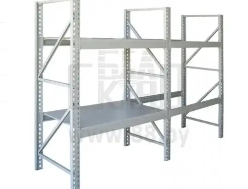 Обустройство складских помещений металлическими стеллажами