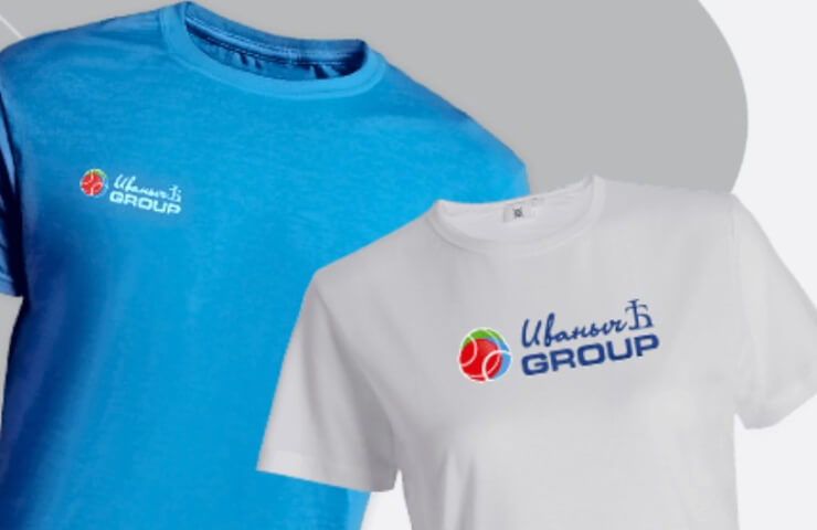 Печать на футболках от компании Иваныч Group
