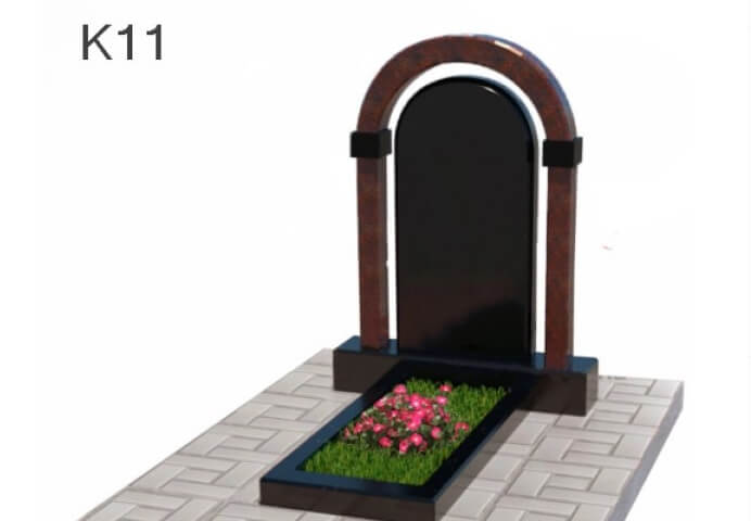 Combined granite monuments