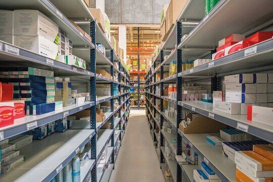 Shelving and equipment for warehouse Sklad Systems