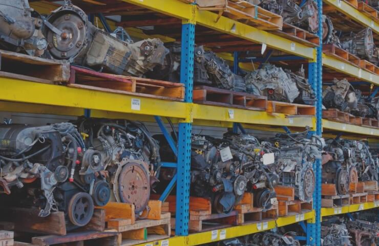 Стеллажи для автозапчастей на заказ с установкой