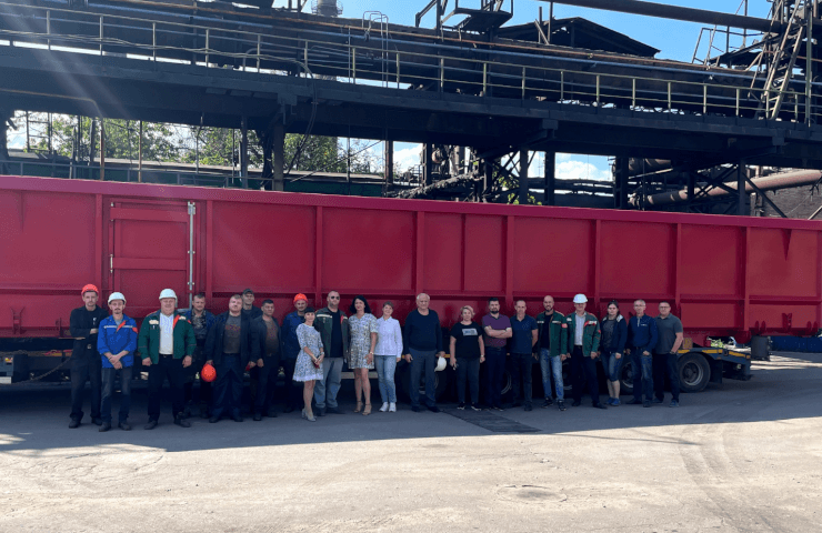 Dneprovagonmash shipped the first modular cars within the framework of the project with the Austrian TransANT