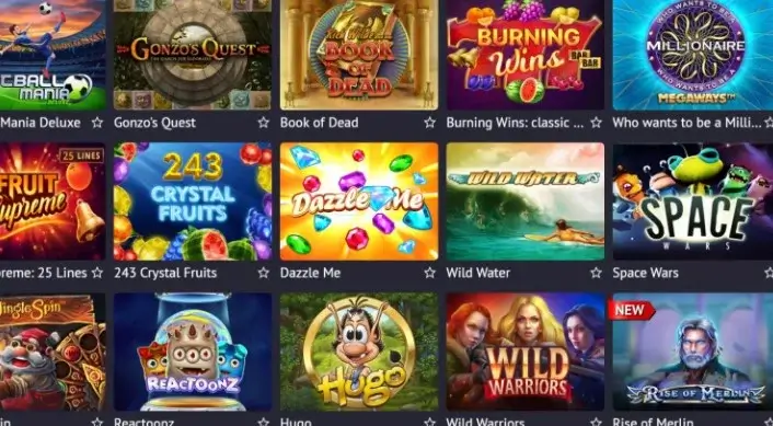 Слоты онлайн на сайте 1Винказино