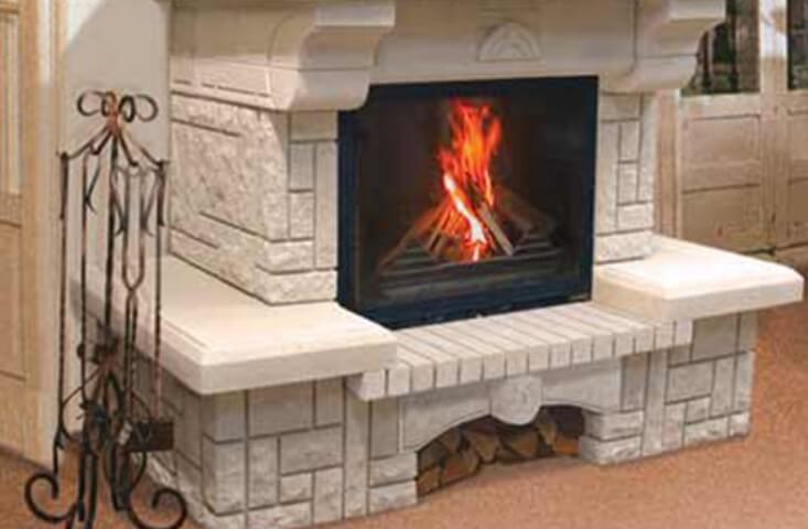 Types of fireplace lining