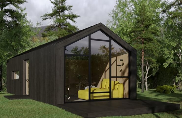 Будинок Барнхаус: сучасний стиль та затишок